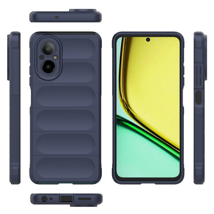 Realme C67 4G Global Magic Shield TPU + Flannel Phone Case: Durable, Non-toxic, Easy Access, Stylish Design