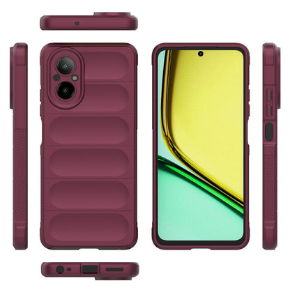 Realme C67 4G Global Magic Shield TPU + Flannel Phone Case: Durable, Non-toxic, Easy Access, Stylish Design