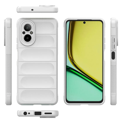 Realme C67 4G Global Magic Shield TPU + Flannel Phone Case: Durable, Non-toxic, Easy Access, Stylish Design