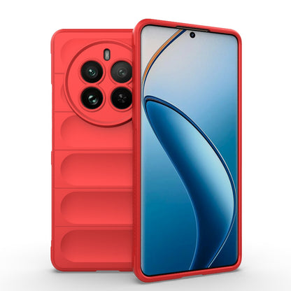 Realme 12 Pro+ Magic Shield TPU + Flannel Phone Case: Durable, Non-toxic, Easy Access, Stylish Design