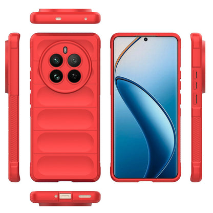 Realme 12 Pro 5G Magic Shield TPU + Flannel Phone Case: Durable, Non-toxic, Easy Access, Stylish Design