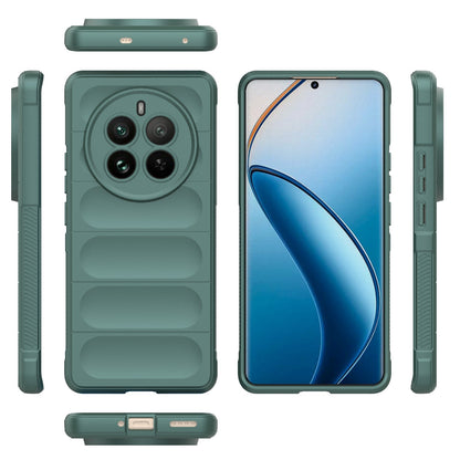 Realme 12 Pro+ Magic Shield TPU + Flannel Phone Case: Durable, Non-toxic, Easy Access, Stylish Design