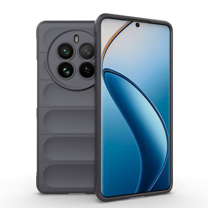 Realme 12 Pro+ Magic Shield TPU + Flannel Phone Case: Durable, Non-toxic, Easy Access, Stylish Design
