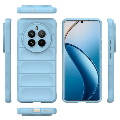 Realme 12 Pro+ Magic Shield TPU + Flannel Phone Case: Durable, Non-toxic, Easy Access, Stylish Design