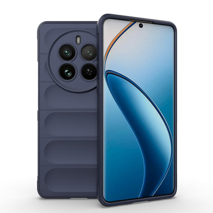 Realme 12 Pro+ Magic Shield TPU + Flannel Phone Case: Durable, Non-toxic, Easy Access, Stylish Design