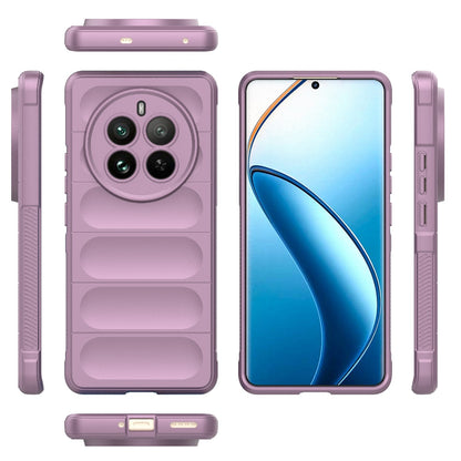 Realme 12 Pro+ Magic Shield TPU + Flannel Phone Case: Durable, Non-toxic, Easy Access, Stylish Design