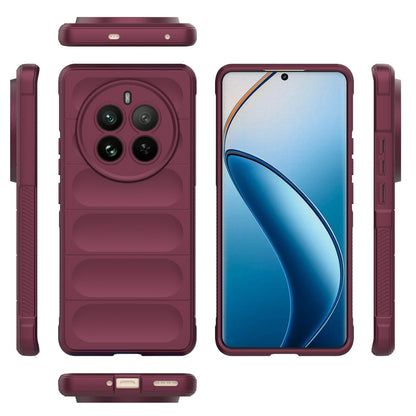 Realme 12 Pro+ Magic Shield TPU + Flannel Phone Case: Durable, Non-toxic, Easy Access, Stylish Design