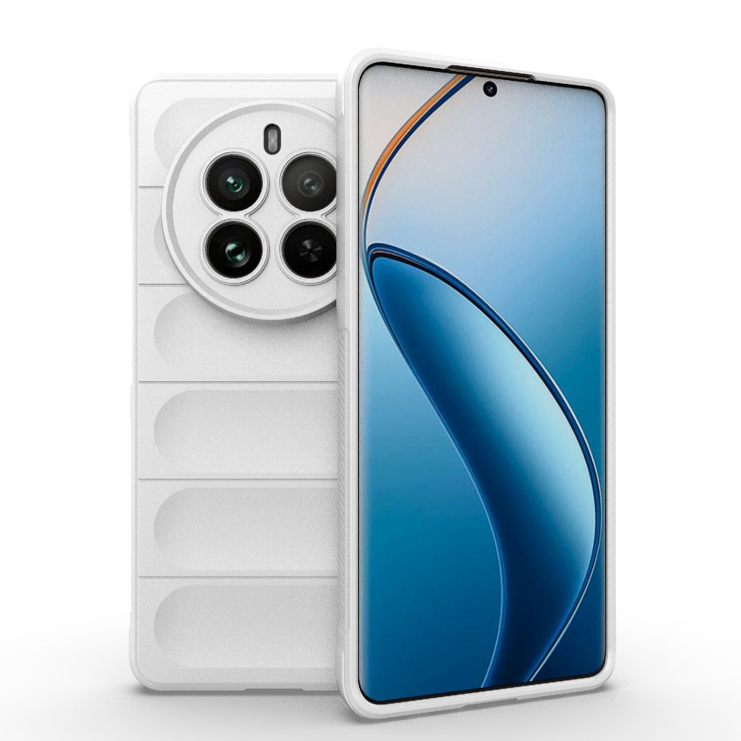 Realme 12 Pro 5G Magic Shield TPU + Flannel Phone Case: Durable, Non-toxic, Easy Access, Stylish Design