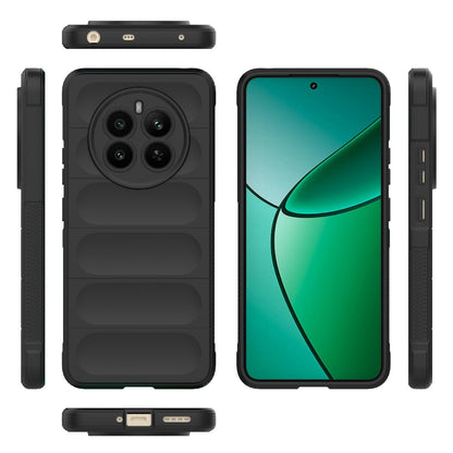 Realme 12+ 5G Global Magic Shield TPU + Flannel Phone Case: Durable, Non-toxic, Easy Access, Stylish Design