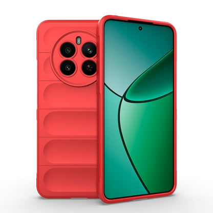 Realme 12+ 5G Global Magic Shield TPU + Flannel Phone Case: Durable, Non-toxic, Easy Access, Stylish Design