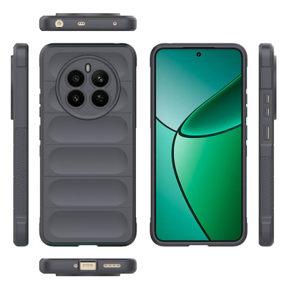 Realme 12+ 5G Global Magic Shield TPU + Flannel Phone Case: Durable, Non-toxic, Easy Access, Stylish Design