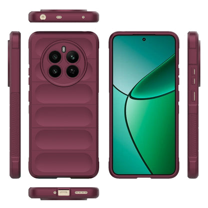 Realme 12+ 5G Global Magic Shield TPU + Flannel Phone Case: Durable, Non-toxic, Easy Access, Stylish Design