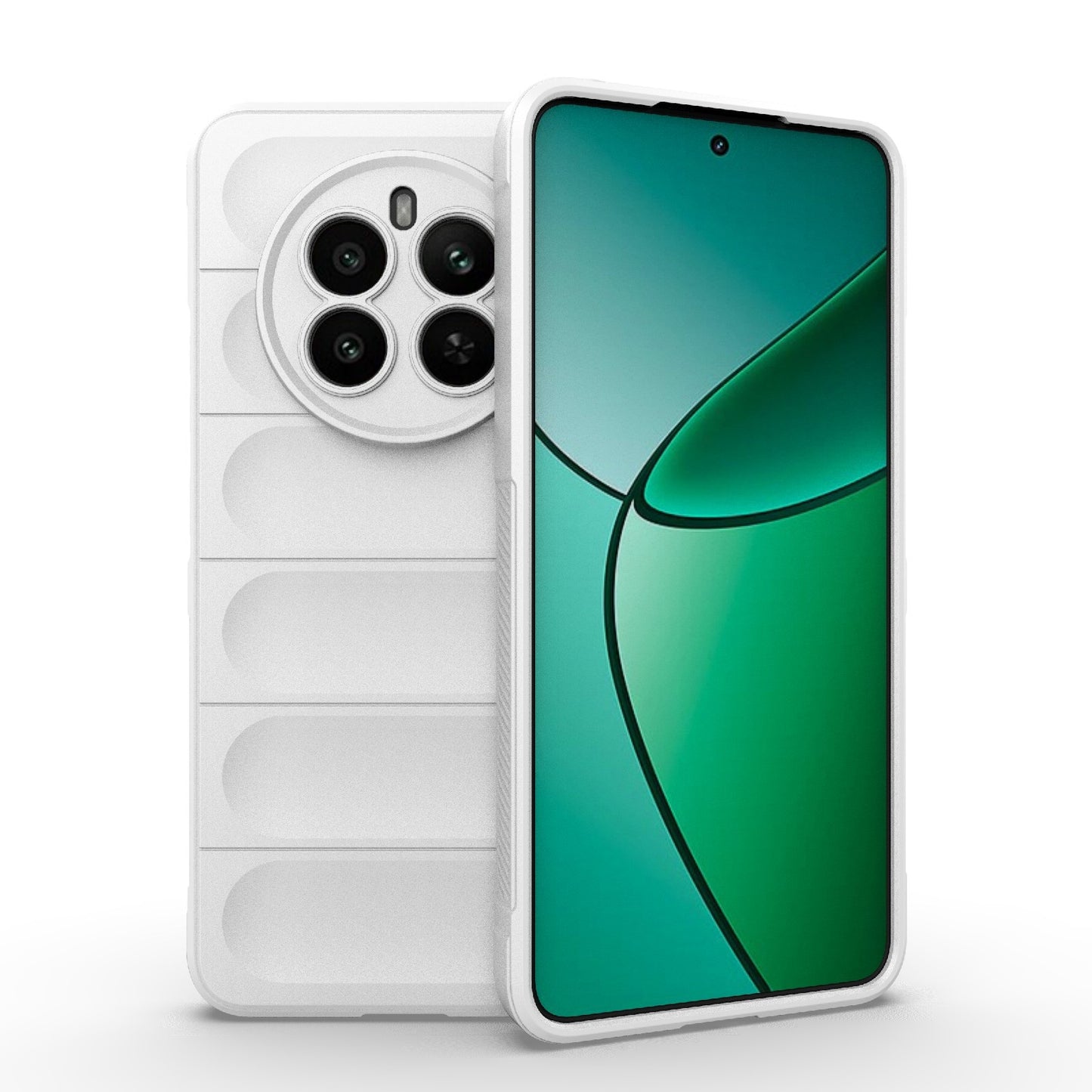 Realme 12+ 5G Global Magic Shield TPU + Flannel Phone Case: Durable, Non-toxic, Easy Access, Stylish Design