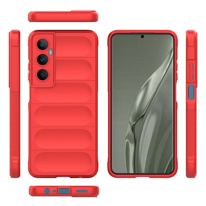 Realme C65 4G Global Magic Shield TPU + Flannel Phone Case: Durable, Non-toxic, Easy Access, Stylish Design