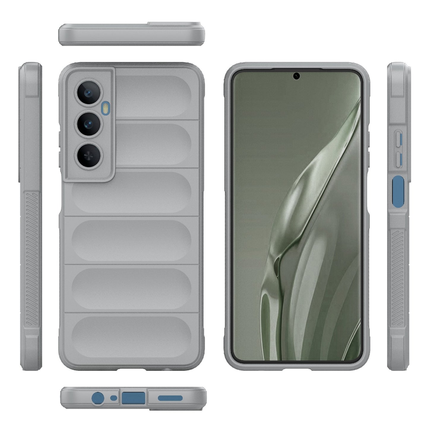 Realme C65 4G Global Magic Shield TPU + Flannel Phone Case: Durable, Non-toxic, Easy Access, Stylish Design