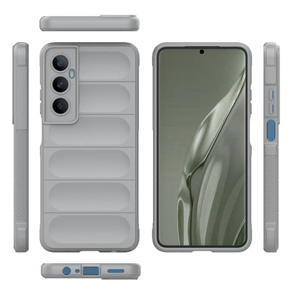 Realme C65 4G Global Magic Shield TPU + Flannel Phone Case: Durable, Non-toxic, Easy Access, Stylish Design