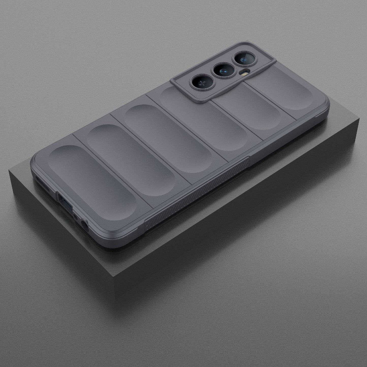 Realme C65 4G Global Magic Shield TPU + Flannel Phone Case: Durable, Non-toxic, Easy Access, Stylish Design
