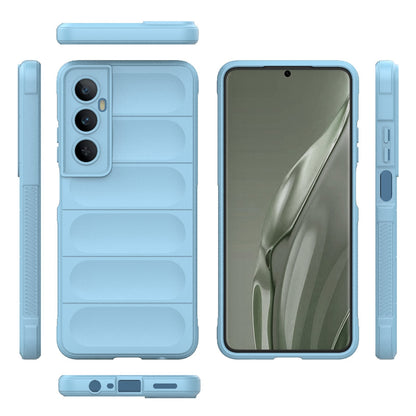 Realme C65 4G Global Magic Shield TPU + Flannel Phone Case: Durable, Non-toxic, Easy Access, Stylish Design