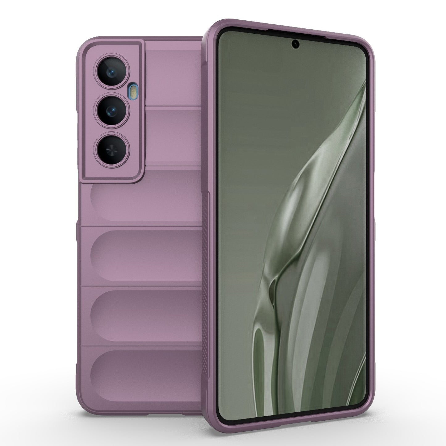 Realme C65 4G Global Magic Shield TPU + Flannel Phone Case: Durable, Non-toxic, Easy Access, Stylish Design