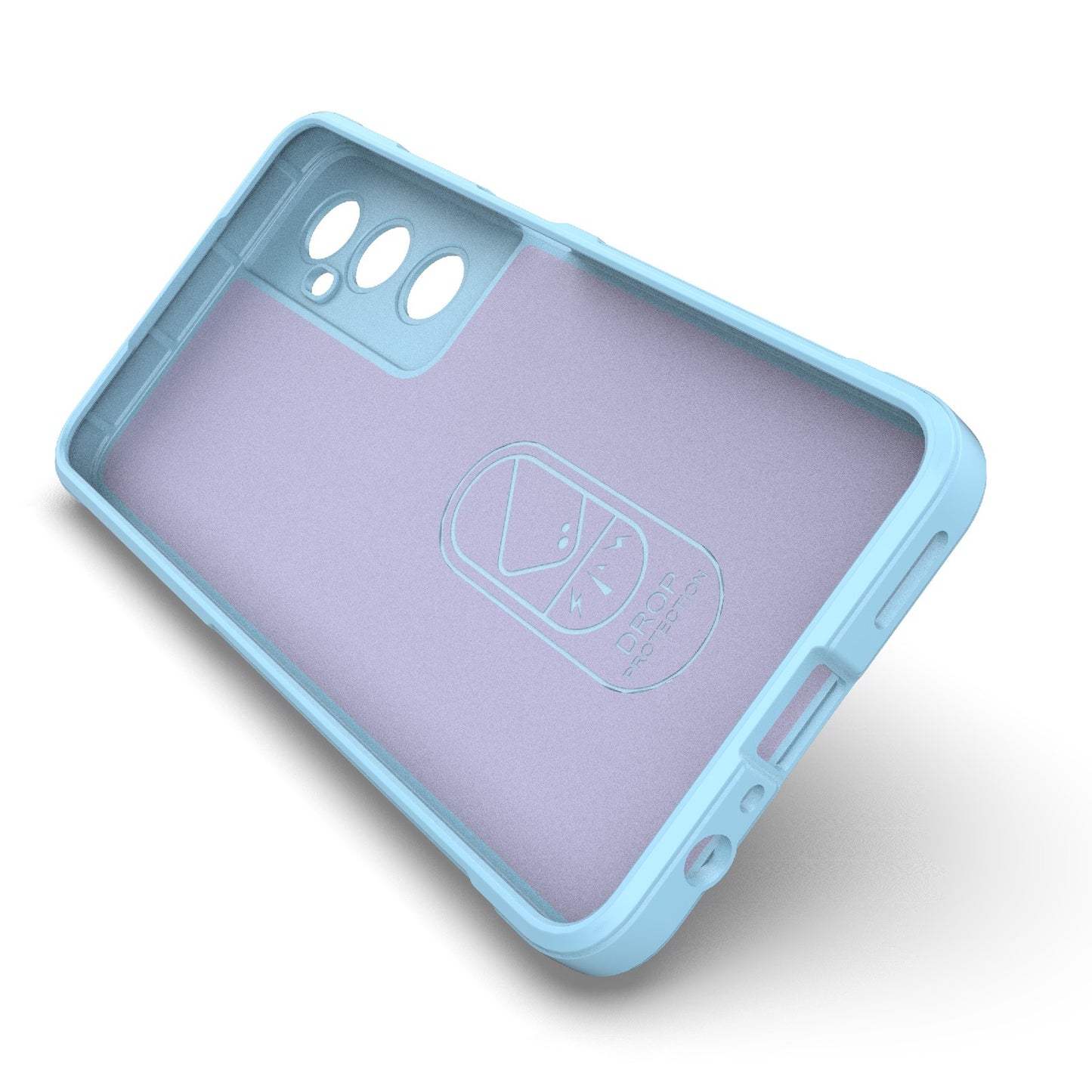 Realme C65 4G Global Magic Shield TPU + Flannel Phone Case: Durable, Non-toxic, Easy Access, Stylish Design