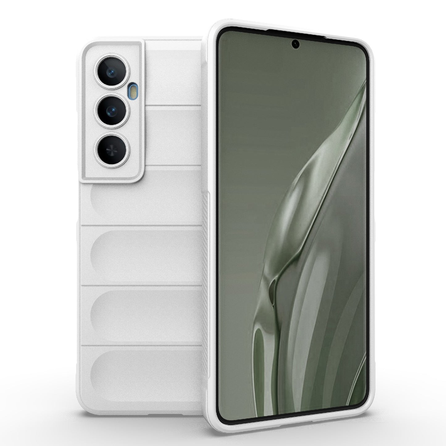 Realme C65 4G Global Magic Shield TPU + Flannel Phone Case: Durable, Non-toxic, Easy Access, Stylish Design