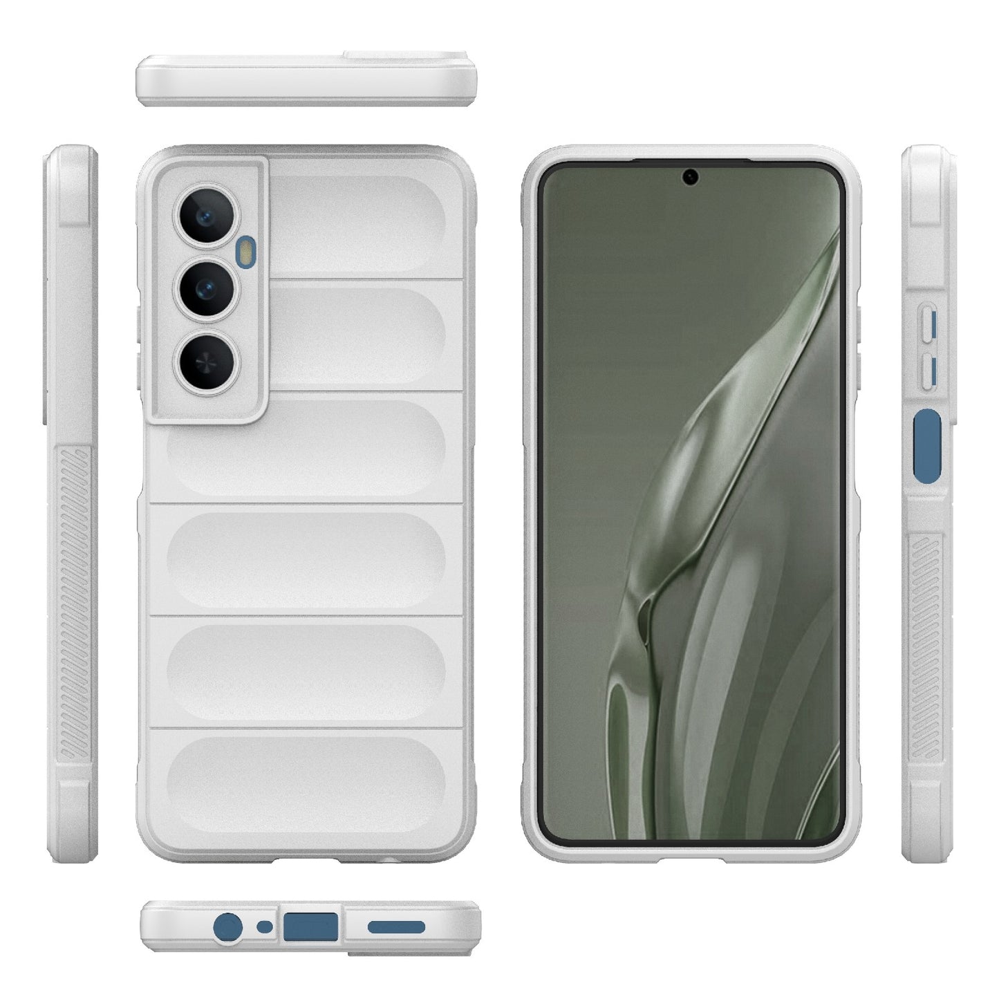 Realme C65 4G Global Magic Shield TPU + Flannel Phone Case: Durable, Non-toxic, Easy Access, Stylish Design