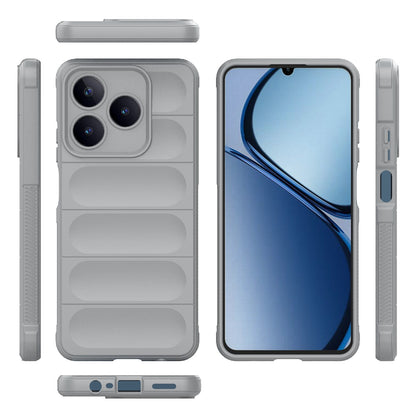 Realme C61 4G Global Magic Shield TPU + Flannel Phone Case: Durable, Non-toxic, Easy Access, Stylish Design