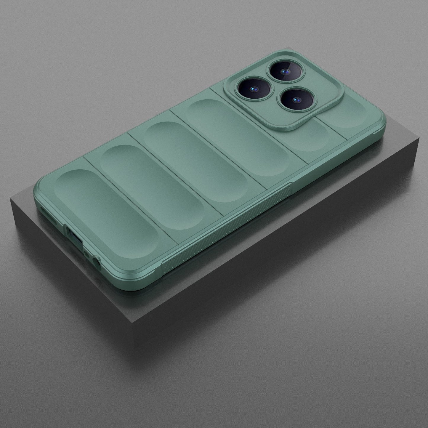 Realme C61 4G Global Magic Shield TPU + Flannel Phone Case: Durable, Non-toxic, Easy Access, Stylish Design