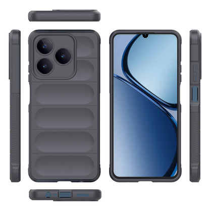 Realme C61 4G Global Magic Shield TPU + Flannel Phone Case: Durable, Non-toxic, Easy Access, Stylish Design