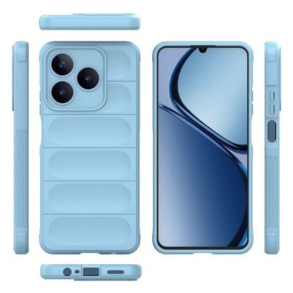 Realme C61 4G Global Magic Shield TPU + Flannel Phone Case: Durable, Non-toxic, Easy Access, Stylish Design