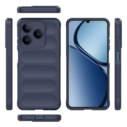 Realme C61 4G Global Magic Shield TPU + Flannel Phone Case: Durable, Non-toxic, Easy Access, Stylish Design