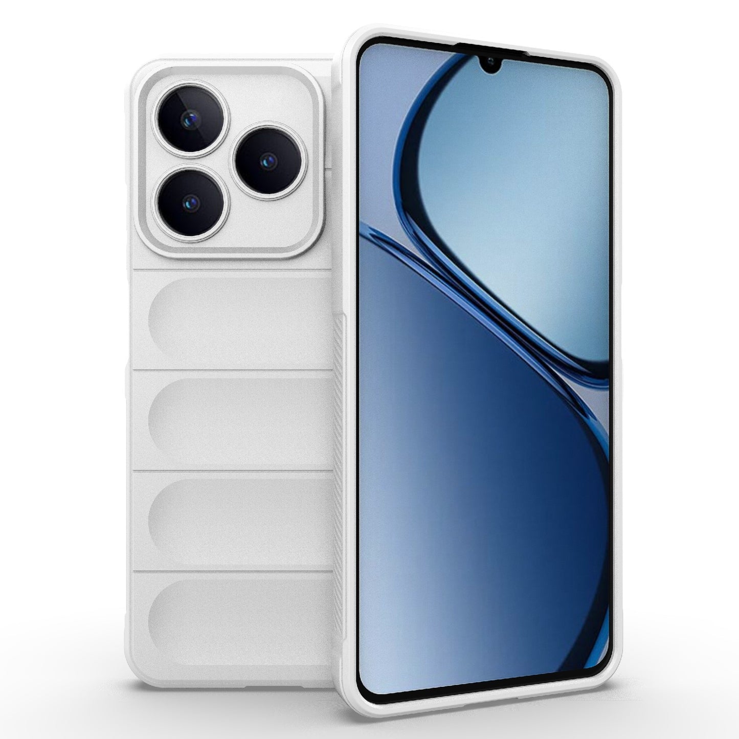 Realme C61 4G Global Magic Shield TPU + Flannel Phone Case: Durable, Non-toxic, Easy Access, Stylish Design