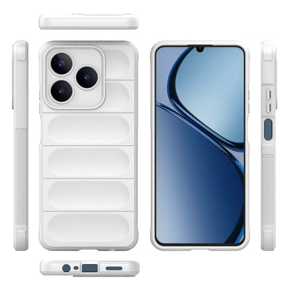 Realme C61 4G Global Magic Shield TPU + Flannel Phone Case: Durable, Non-toxic, Easy Access, Stylish Design