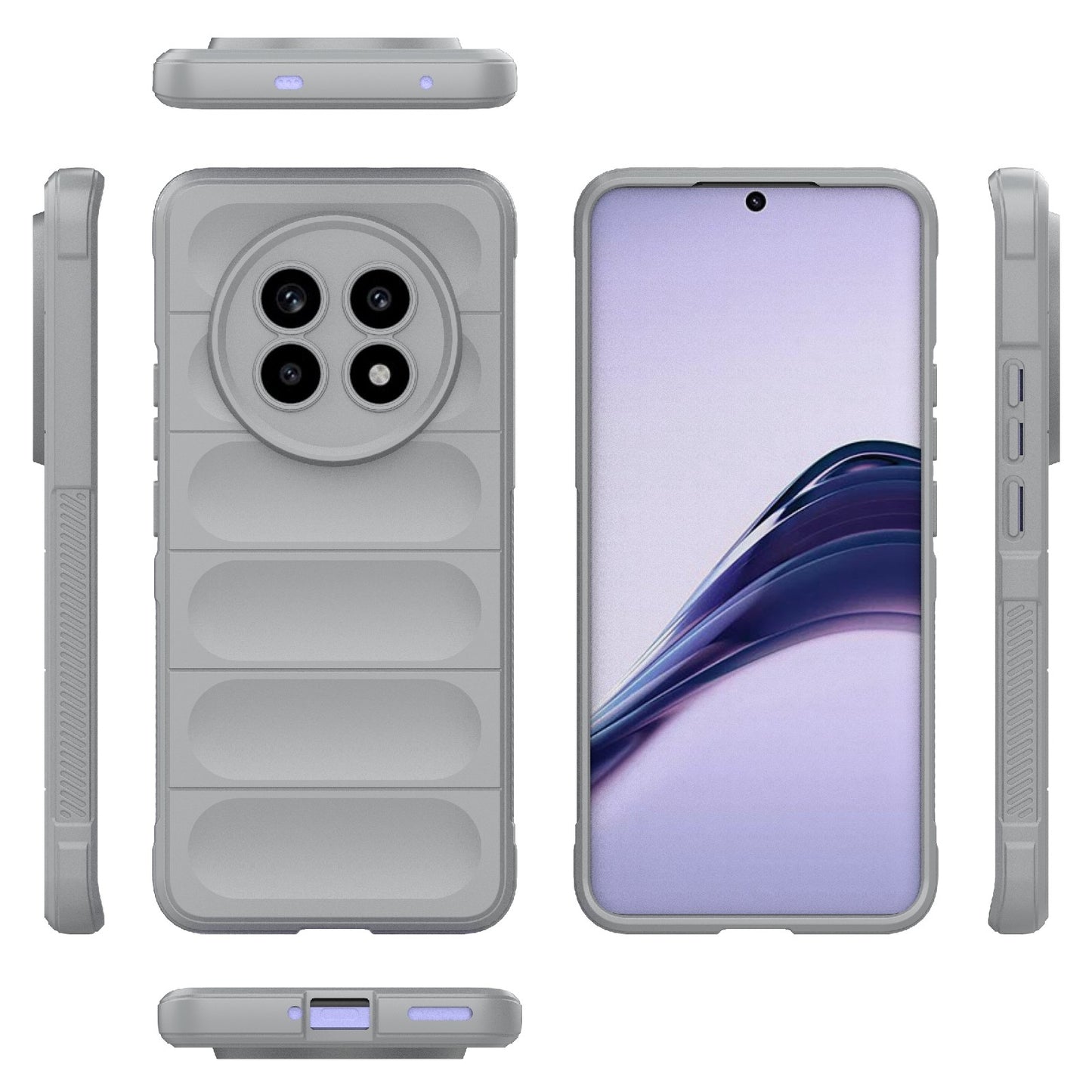 Realme 13 Pro 5G Global Magic Shield TPU + Flannel Phone Case: Durable, Non-toxic, Easy Access, Stylish Design