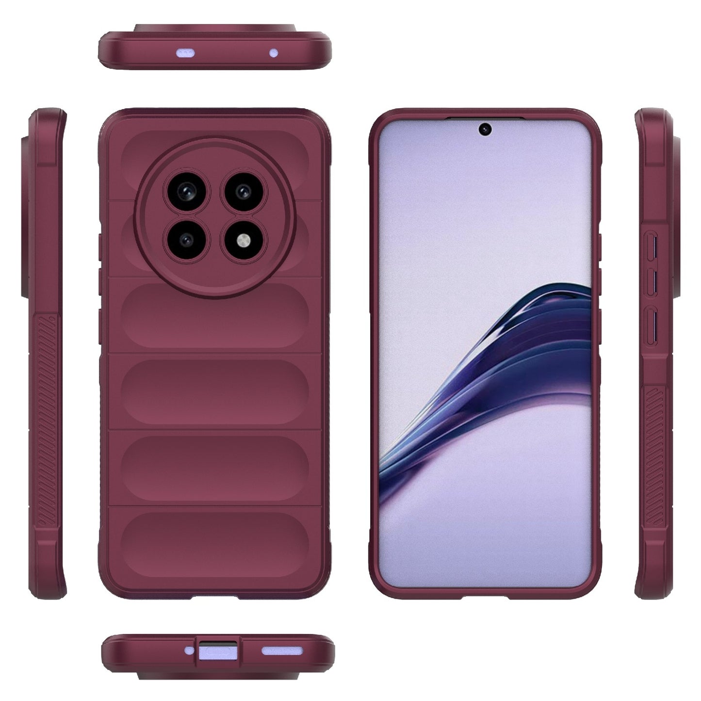 Realme 13 Pro 5G Global Magic Shield TPU + Flannel Phone Case: Durable, Non-toxic, Easy Access, Stylish Design