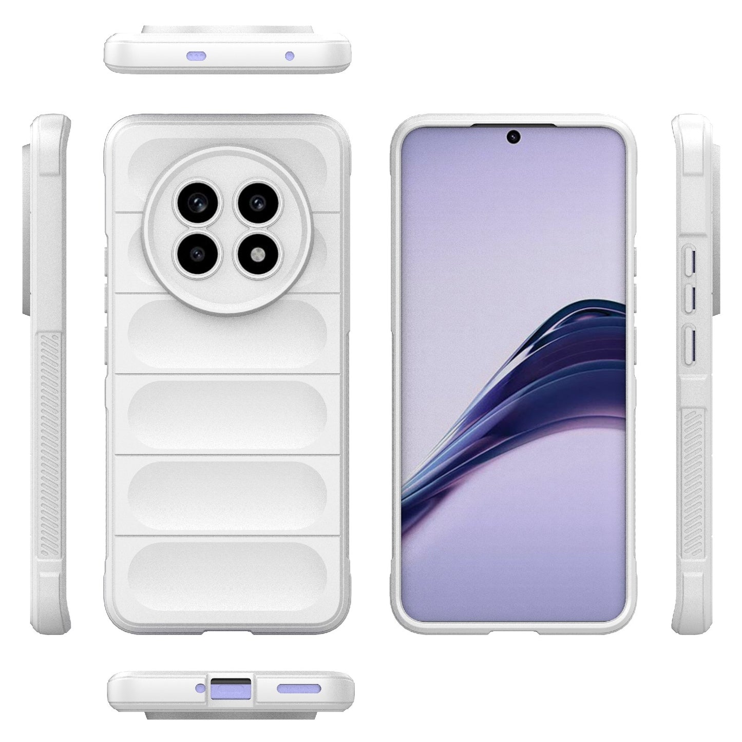 Realme 13 Pro 5G Global Magic Shield TPU + Flannel Phone Case: Durable, Non-toxic, Easy Access, Stylish Design