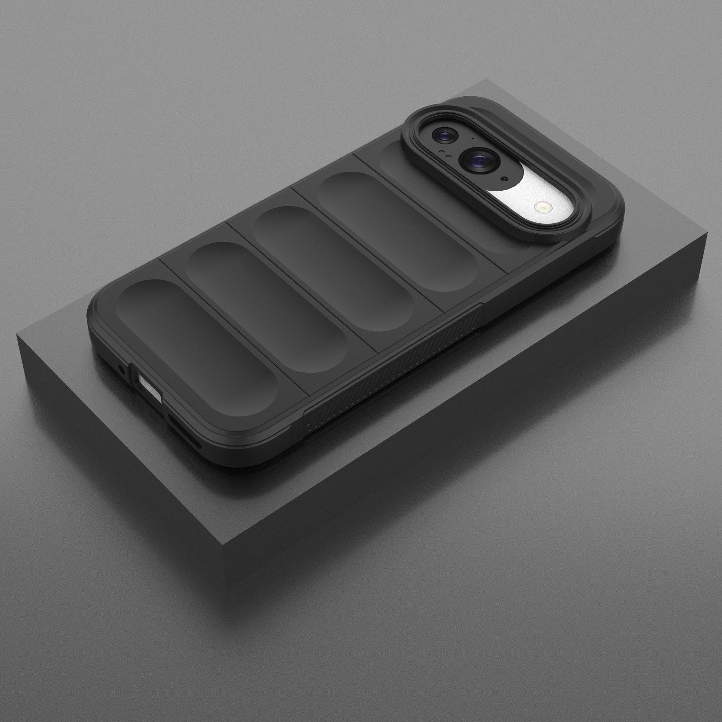Google Pixel 9 Pro 5G Magic Shield TPU + Flannel Phone Case: Durable, Non-toxic, Easy Access, Stylish Design