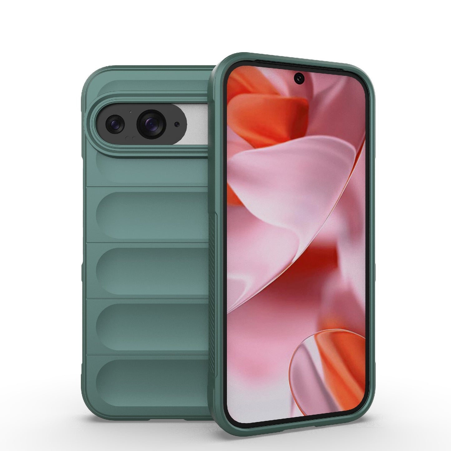 Google Pixel 9 Pro 5G Magic Shield TPU + Flannel Phone Case: Durable, Non-toxic, Easy Access, Stylish Design