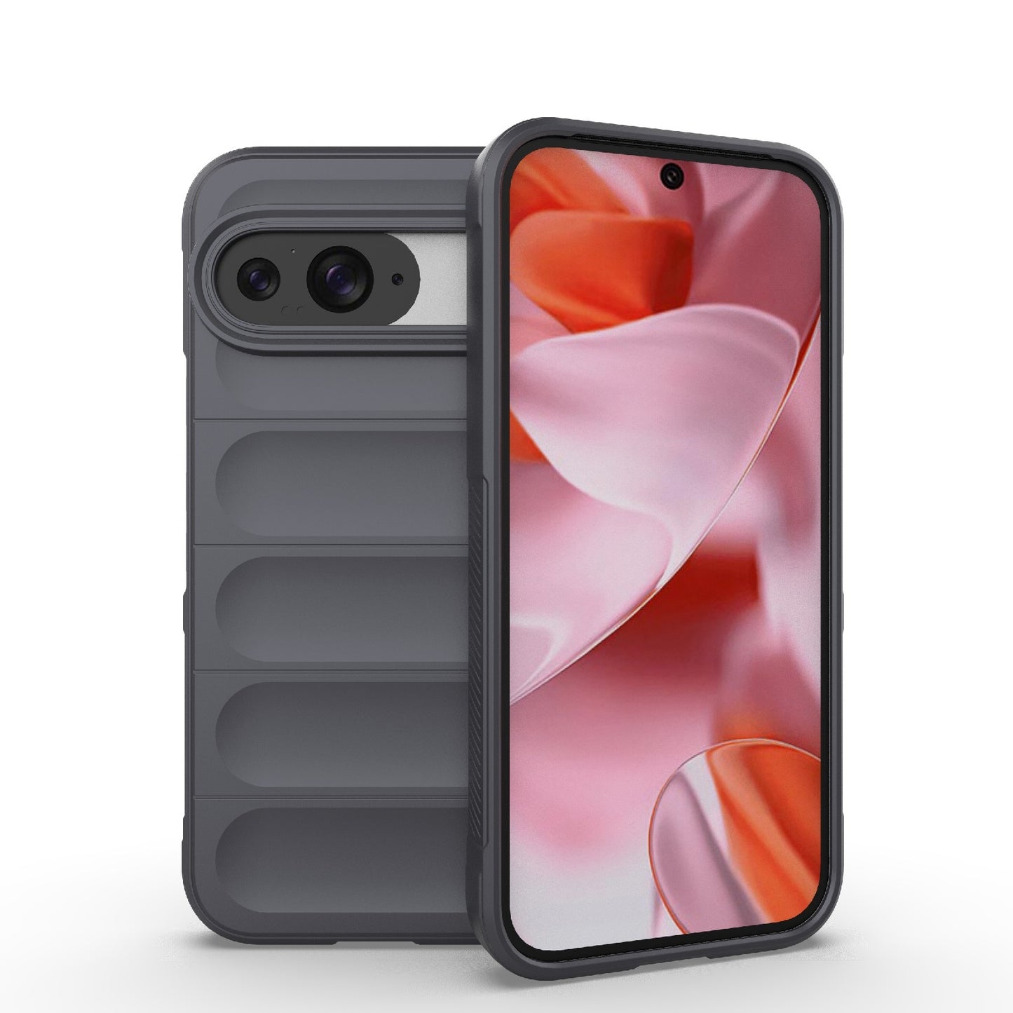 Google Pixel 9 Pro 5G Magic Shield TPU + Flannel Phone Case: Durable, Non-toxic, Easy Access, Stylish Design