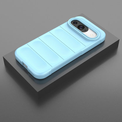 Google Pixel 9 Pro 5G Magic Shield TPU + Flannel Phone Case: Durable, Non-toxic, Easy Access, Stylish Design
