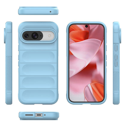 Google Pixel 9 Pro 5G Magic Shield TPU + Flannel Phone Case: Durable, Non-toxic, Easy Access, Stylish Design