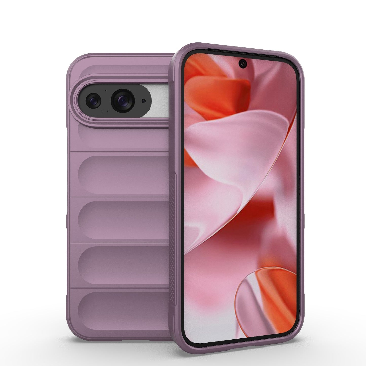 Google Pixel 9 Pro 5G Magic Shield TPU + Flannel Phone Case: Durable, Non-toxic, Easy Access, Stylish Design