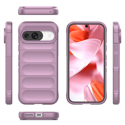Google Pixel 9 Pro 5G Magic Shield TPU + Flannel Phone Case: Durable, Non-toxic, Easy Access, Stylish Design