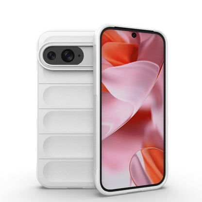 Google Pixel 9 Pro 5G Magic Shield TPU + Flannel Phone Case: Durable, Non-toxic, Easy Access, Stylish Design