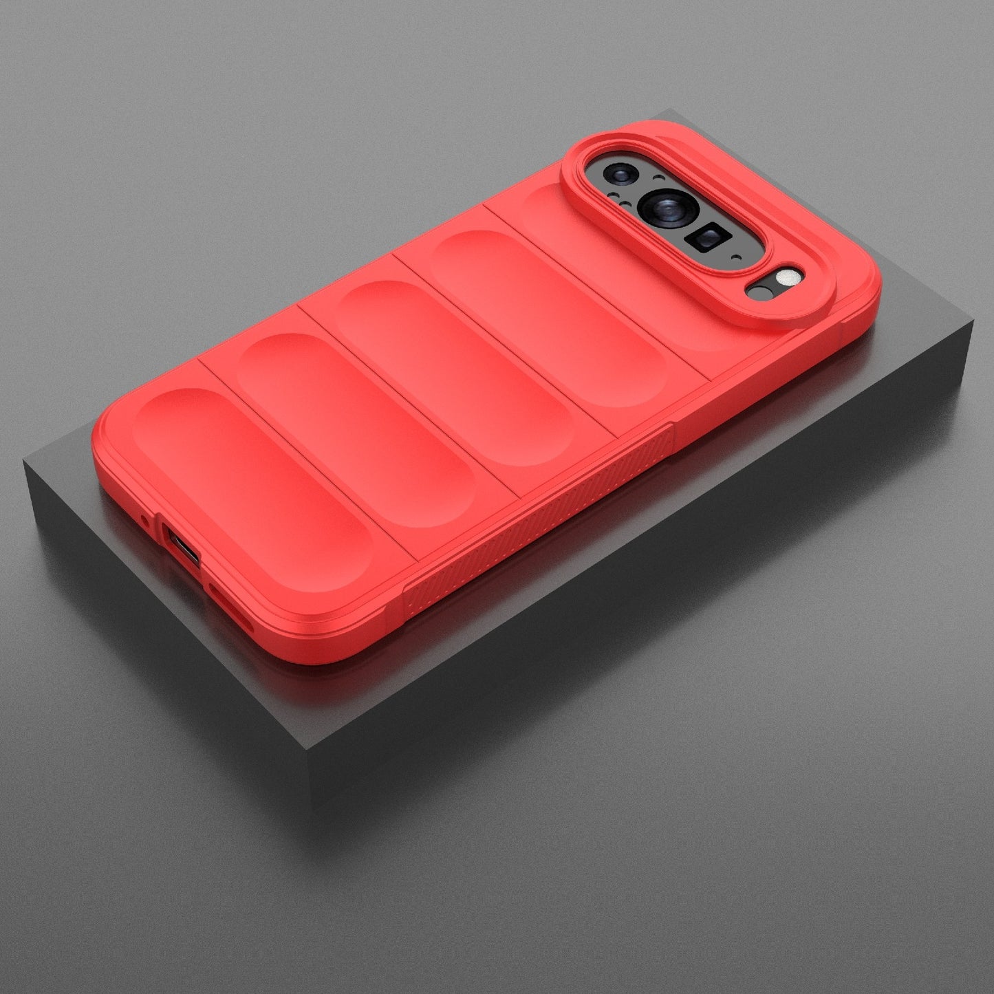 Google Pixel 9 Pro XL 5G Magic Shield TPU + Flannel Phone Case: Durable, Non-toxic, Easy Access, Stylish Design