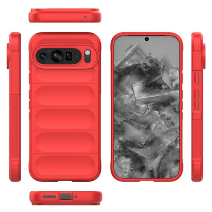 Google Pixel 9 Pro XL 5G Magic Shield TPU + Flannel Phone Case: Durable, Non-toxic, Easy Access, Stylish Design