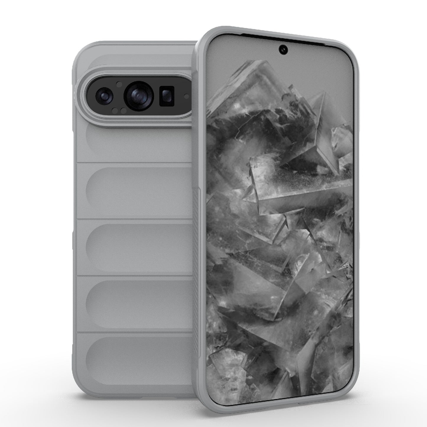 Google Pixel 9 Pro XL 5G Magic Shield TPU + Flannel Phone Case: Durable, Non-toxic, Easy Access, Stylish Design