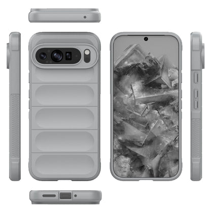 Google Pixel 9 Pro XL 5G Magic Shield TPU + Flannel Phone Case: Durable, Non-toxic, Easy Access, Stylish Design
