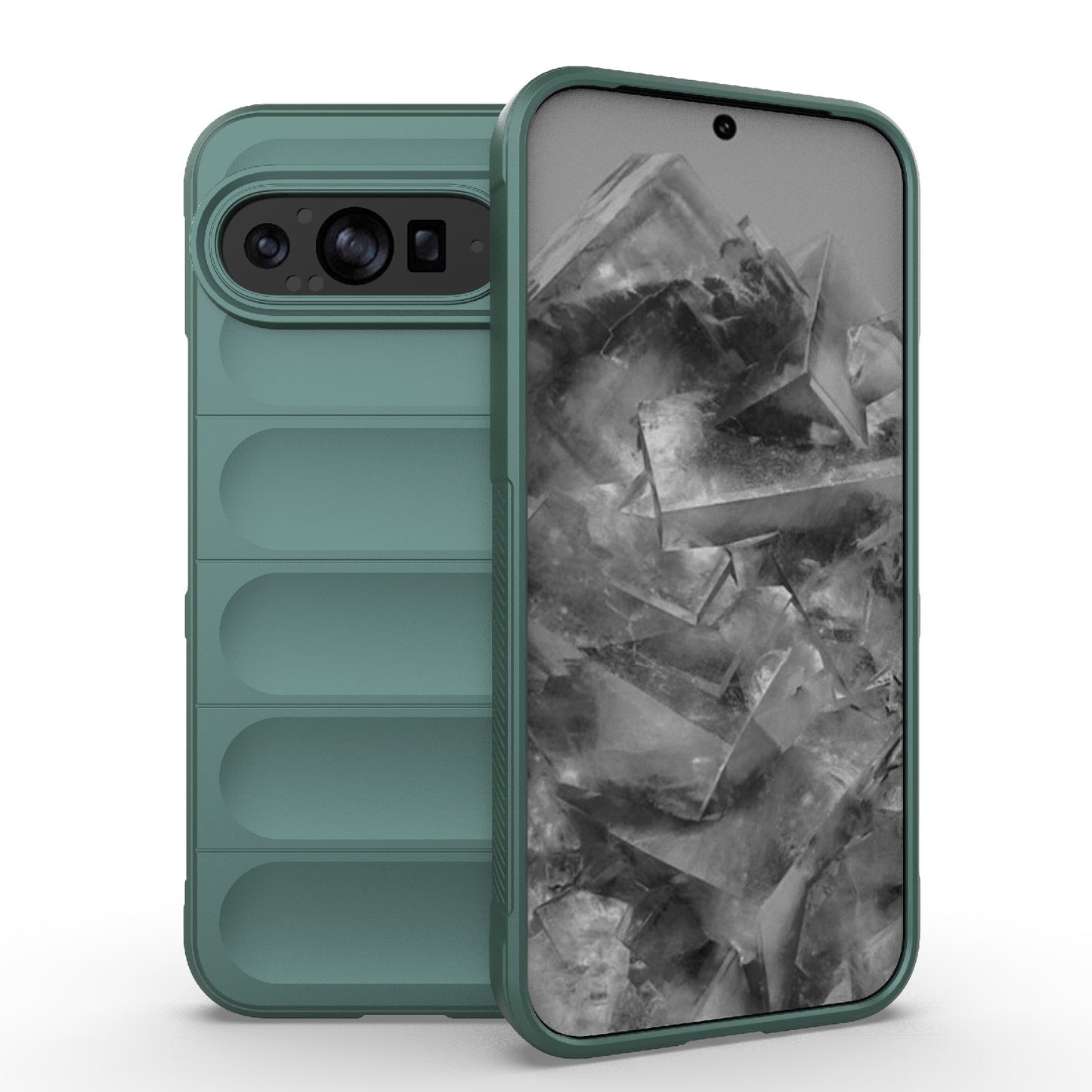 Google Pixel 9 Pro XL 5G Magic Shield TPU + Flannel Phone Case: Durable, Non-toxic, Easy Access, Stylish Design