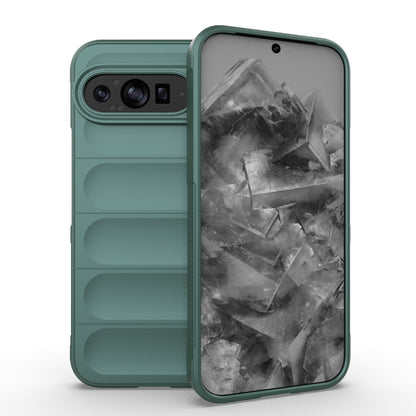 Google Pixel 9 Pro XL 5G Magic Shield TPU + Flannel Phone Case: Durable, Non-toxic, Easy Access, Stylish Design